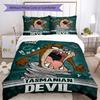 3pcs Taz1 Design Cover Set - HD Printed Bedding with 1 Cover and 2 Pillowcases - Perfect for Home and Dorm Decor