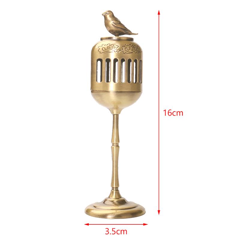 Lampe Creux Pie Bois de Santal Parfum Encensoir Fumant Porte-Encens à Refoulement Ornements Maison de Thé Salle d'Étude Décoration Intérieure