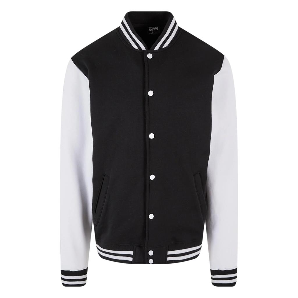 Urban Classics Mens College Two Tone Sweat Jacket