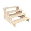 Stepped Display Rack Tabletop Tiered Stand MultiTier Wooden Riser with Shelves for