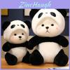 Lovely Bear Transformed Into Panda Plush Doll Furry Toy For Boys And Girls Birthday Present