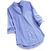Available Now: Retro Plaid Long Sleeve Lapel Shirt