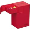 Ultimate guard flipntray 80+ xenoskin monocolor rouge