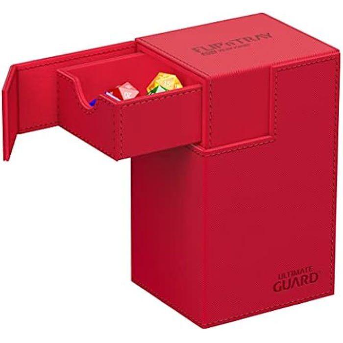 Ultimate guard flipntray 80+ xenoskin monocolor rouge