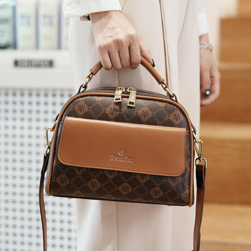 Tasche Damentasche 2025 neu vielseitig PU kleine quadratische Tasche Damen hochwertig einzelne Schulter schräg zu tragen Damentasche