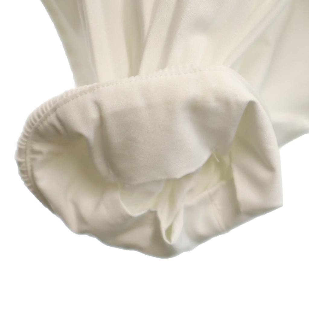 JIL SANDER made in Italy Long sleeve Gathered blouse 34 white shirt Women Used