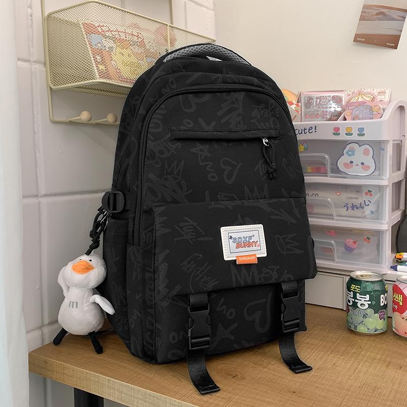 Children's Schoolbags Elementary School Girls Junior High School Students High Looking Dirty Resistant Printing School Backpack