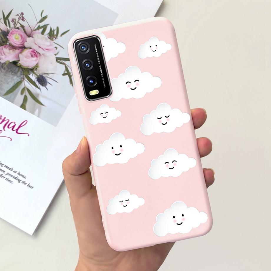 For Vivo V2027 Vivo V2028 Phone Case Space Man Moon Night Cartoon Soft Silicone Bumper Funda For Vivo Y11s Y12s Y20 Y20i Y20s