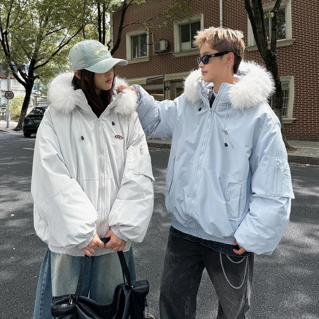 Autumn Winter Thicken Warm Parka Women Casual Sweety Solid Color Big Pocket Loose Hooded Coat Jackets Outwear