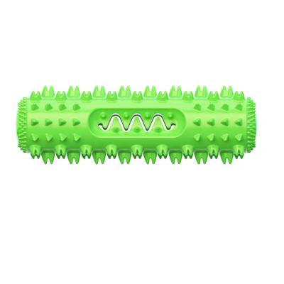 Dog Chew Toys Interactive Fun Teeth Cleaning Soft TPR Dog Toothbrush Dog Squeaky Toys for Indoor
