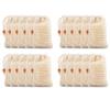 Soap Bags for Shower 120 Pack Natural Ramie Soap Saver Pouch Homemade Soap Mesh Bag with Drawstring