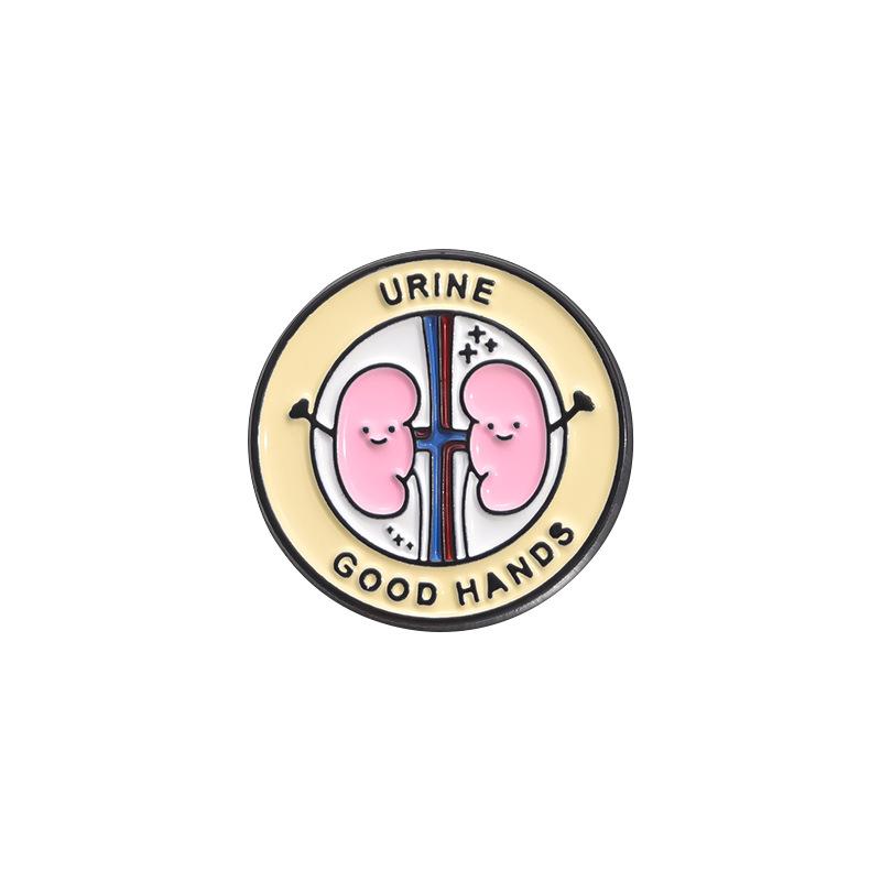 Medizinische Organ Emaille Pins Lunge Herz Gehirn Darm Brust Menschliche Meridiane Reversabzeichen Rucksack Schmuck Geschenke Für Mediziner Freunde