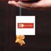 Red Sandalwood Sleepwalking Goat Zodiac Phone Pendant Keychain Ornament.