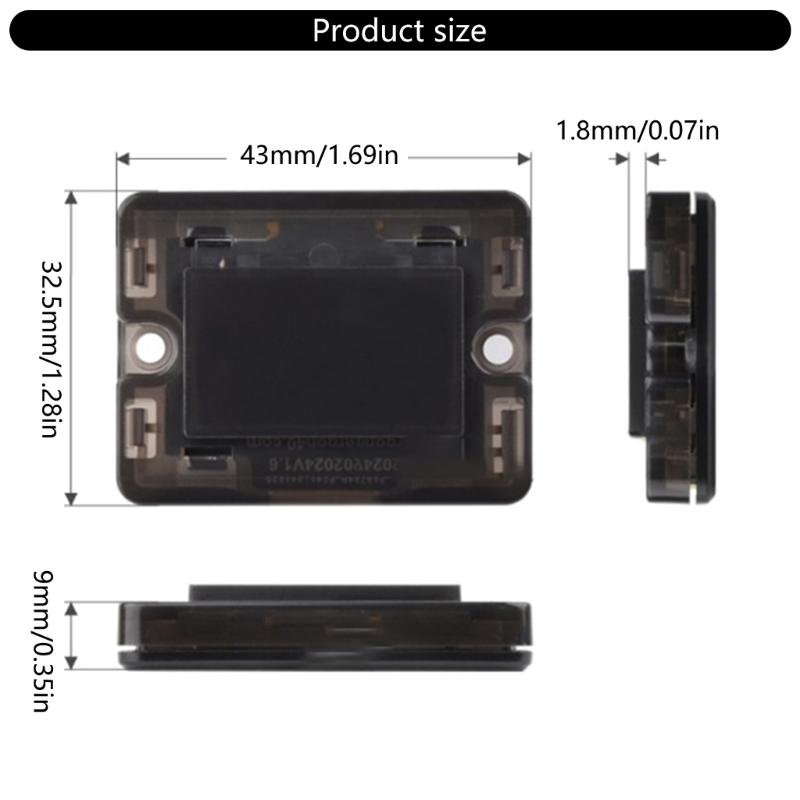0.96inch Industrial LED Display Module Replacement for Argon ONE V5 Case 128x64 Resolution LED Display Module