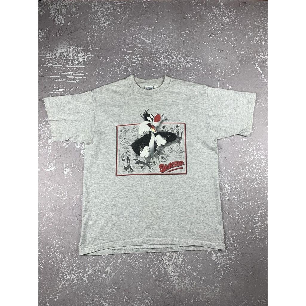 Vintage Looney Tunes 1994 Sylvester Tee Shirt Single Stitch Cotton T-Shirt Mens XL