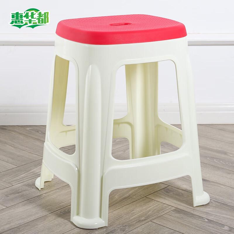 HUIHUADU Duży Pogrubiony Antypoślizgowy Plastikowy Stołek