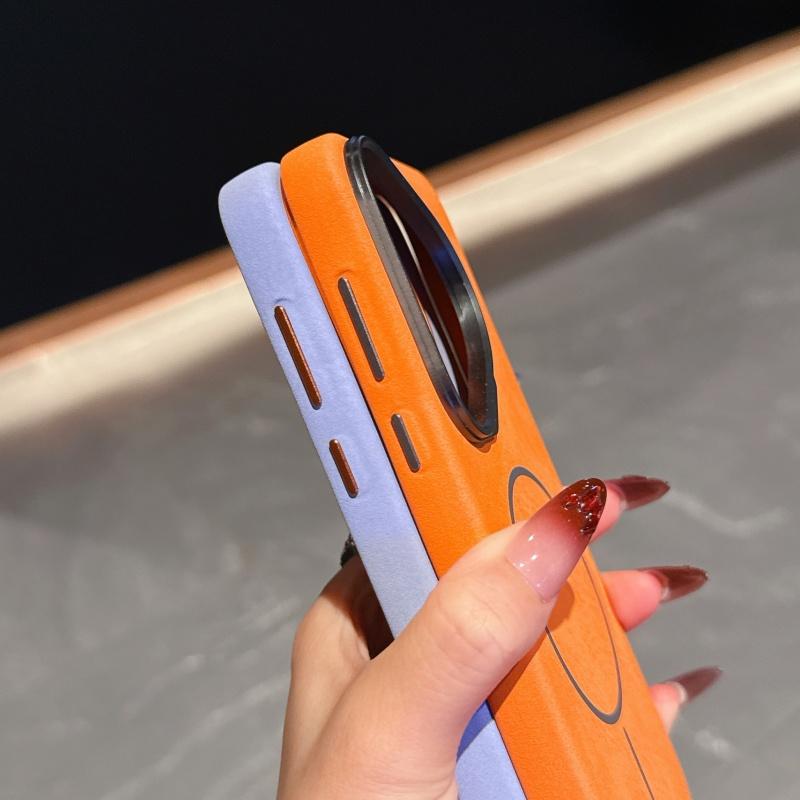For Huawei Pura 70 Pro Ultra Case Elephant Skin Pattern Leather Soft and Smooth Touch Magsafe Microfiber Lining Inside Cover