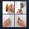 Gray Thickened Wooden Handle Corner Plastering Trowel for Wall Decoration