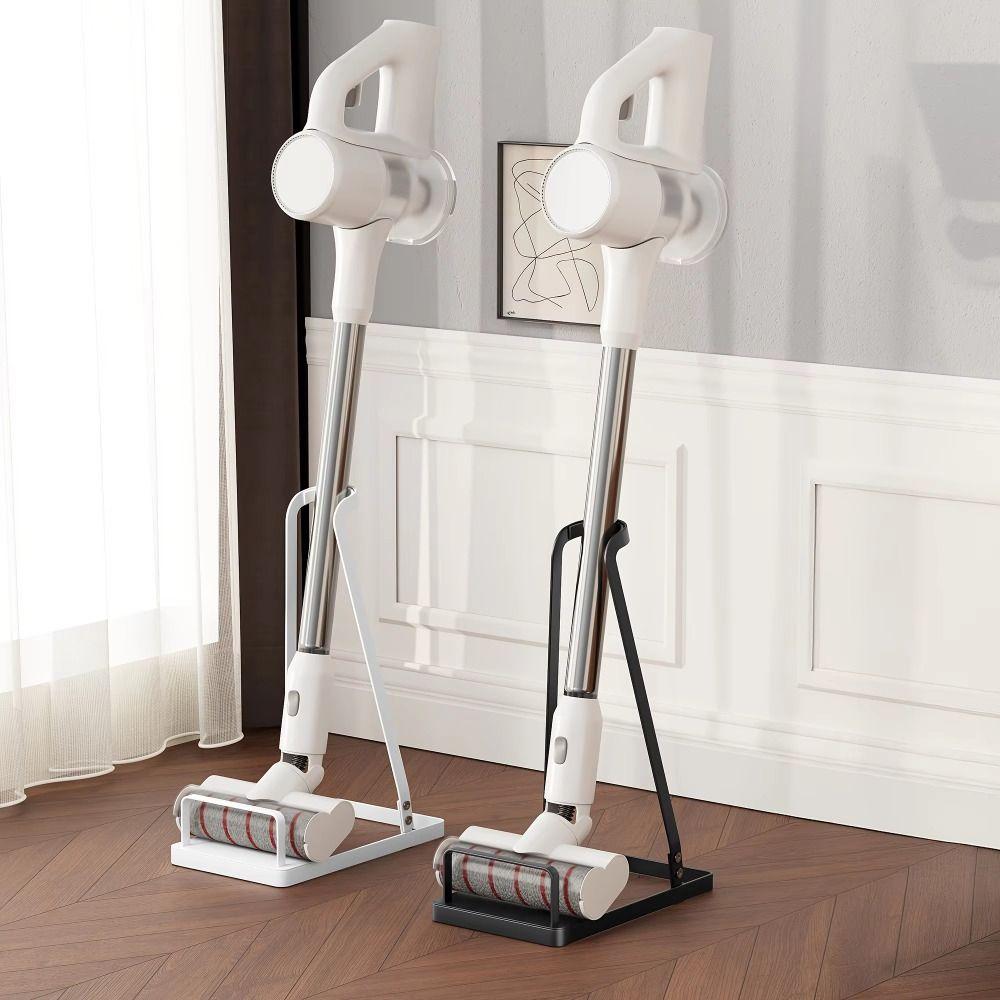 Vertical Vacuum Cleaner Storage Rack Stable Vacuum Holder Dust Collector Bracket  Kitchen Use