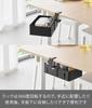 Yamazaki Tower Rotating Storage Rack with Lower x D21 x Small Item Can be Mounted on Top or Model 10366 Dividers, Black, Rack W24.2 H15.6cm,