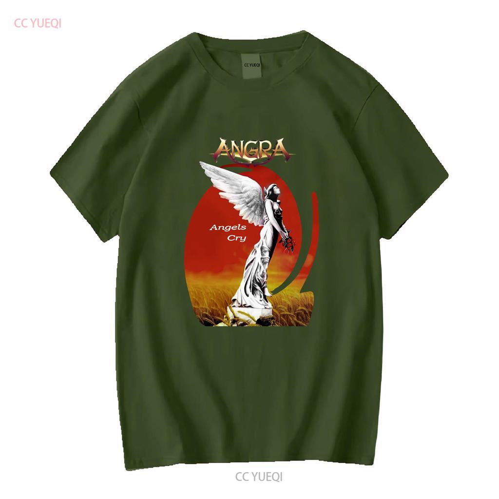 Vintage 90 S Angra Angels Cry 1993 Power Metal Band T Shirt Music Streetwe Vintage Washed Versatile Top For Everyday Wear