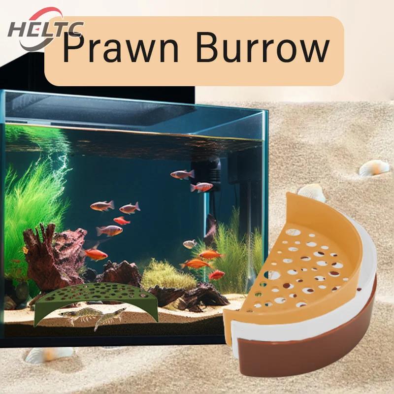 Aquarium Hide Shelter Fish Tank Shrimp Breeding Cave Shrimp Protector Fish Tunnel Underwater Habitat Hideout For Play And Rest