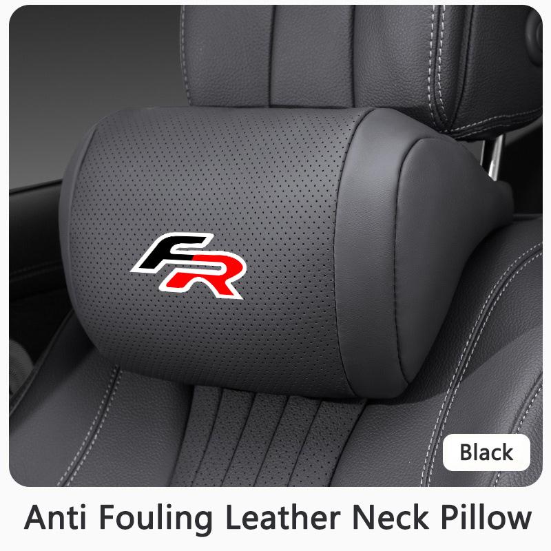 rlcp4 Car Headrest Pillow Provides Perfect Neck And Waist Support Comfortable Breathable For Seat FR Leon IBIZA Arona Arosa Ateca Exeo