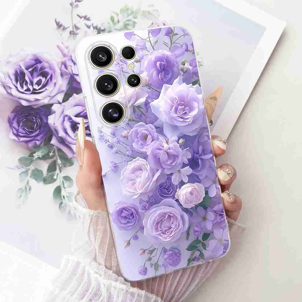For Samsung Galaxy S25 Ultra 5G Case Beautiful Butterfly Soft Silicone Cover For Samsung S 25 S25 Ultra SM-S938B Casing Coque