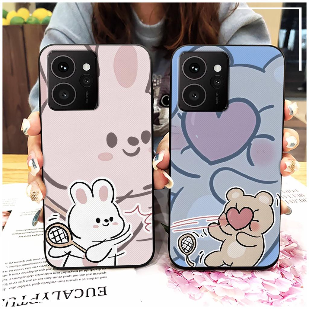 Cartoon Full wrap Phone Case For Nokia HMD Skyline Cute Graffiti Protective Anti-knock Dirt-resistant Back Cover Couple