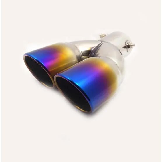 Styling Cover Stainless Steel Muffler Pipe Outlet Dedicate Exhaust Tip Tail For Nissan Kicks 2017 2018