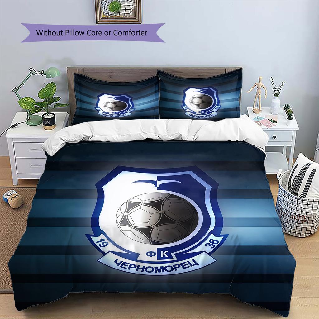 Chornomorets Odesa Pattern Bedding Quilt Set Home Decoration Gift (1 * duvet cover + 2 * pillowcase without core).xwn