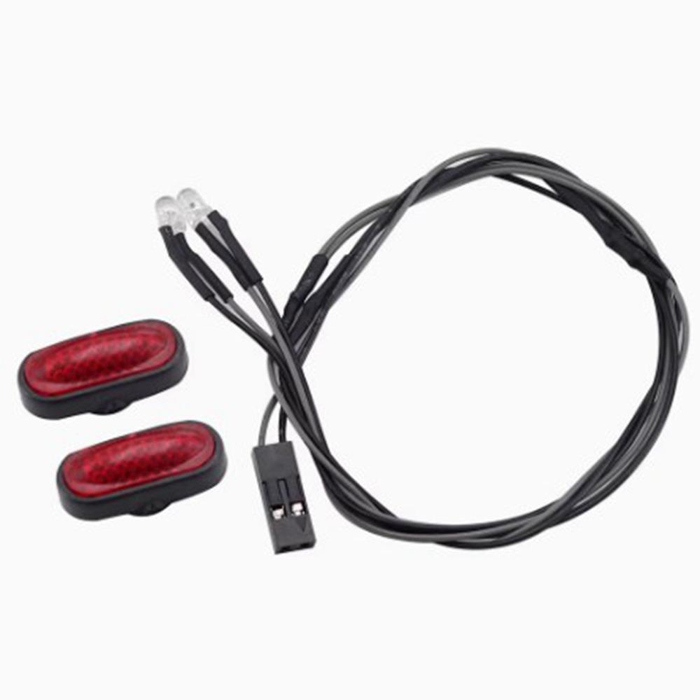 

3 Colors Universal Brake Lights for 1 Pair For Traxxas Trx4 D90 D110 Rc4wd Scx10 90046 TAMIYA 90053 червоний