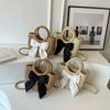 Summer New Niche Versatile Beach Straw Bag Portable Oblique Span Vegetable Basket Women's Bag
