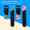 Cinturino Morbido di Ricambio in Silicone 20mm Braccialetto per Smartwatch Cinturino da Polso per Bambini