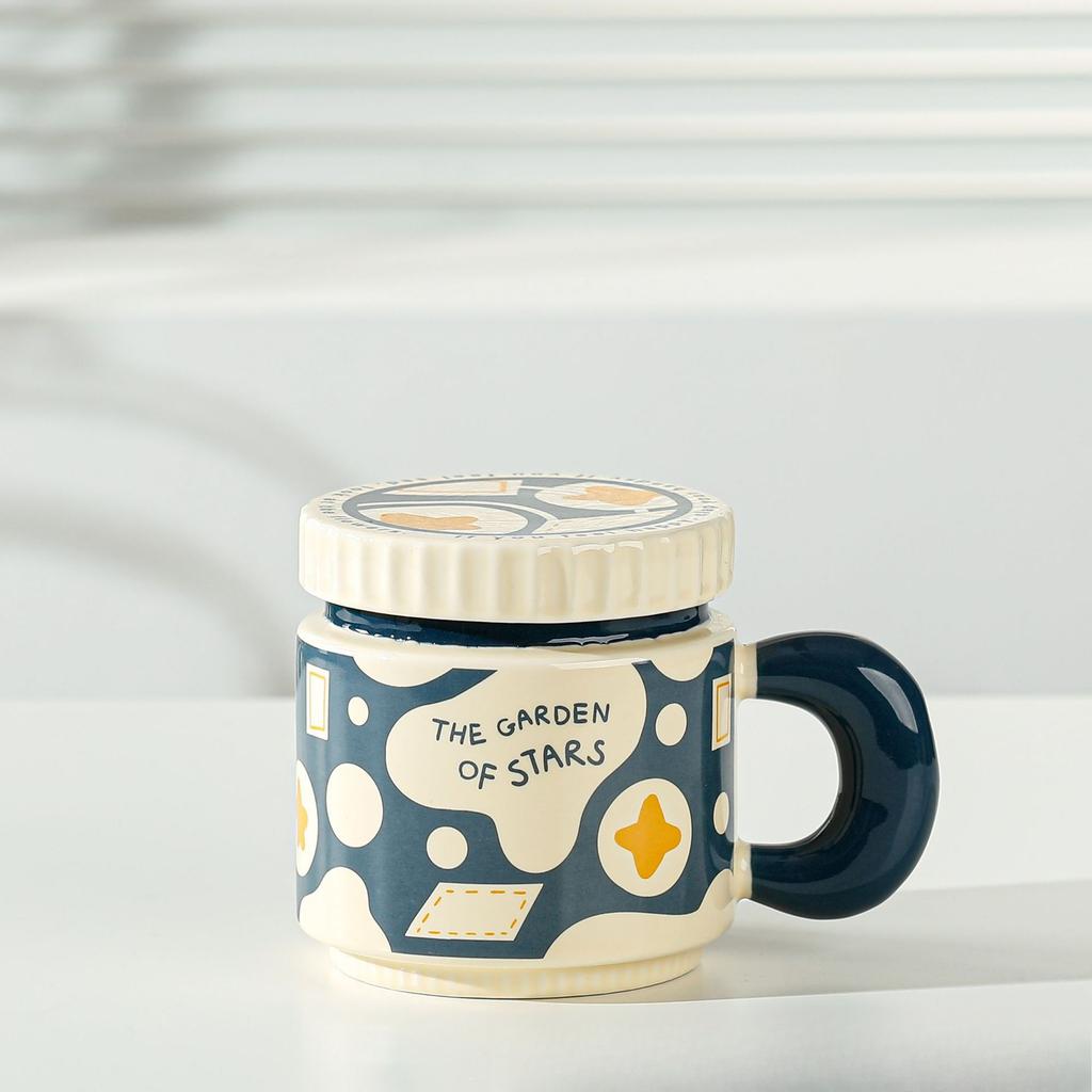 Creative Flower Ceramic Cup Niche High End Coffee Cup Light Luxury Mug High Value Water Cup Camellia Cup Gift