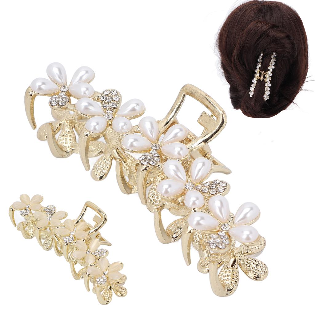 Hair Claws Clips Alloy ABS Hair Clamps Clips Non Slip Hair Catch Jaw Clamp Hair Accessories for Wome