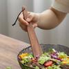 1 Stück Teak Wok Spatel zum Kochen Holzschaufel Antihaft-Utensilien Schaber Langlebiger Holzspatel Outdoor BBQ Camping Zubehör