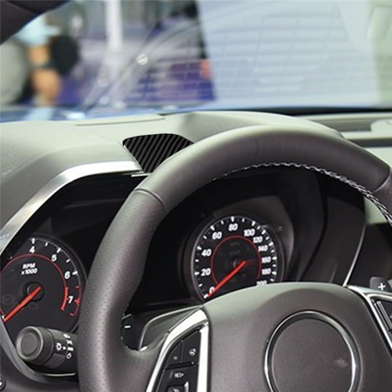 Fits For Chevrolet Camaro 2017-2019 Car accessories Dashboard panel carbon fiber car sticker 3D Interior decoration