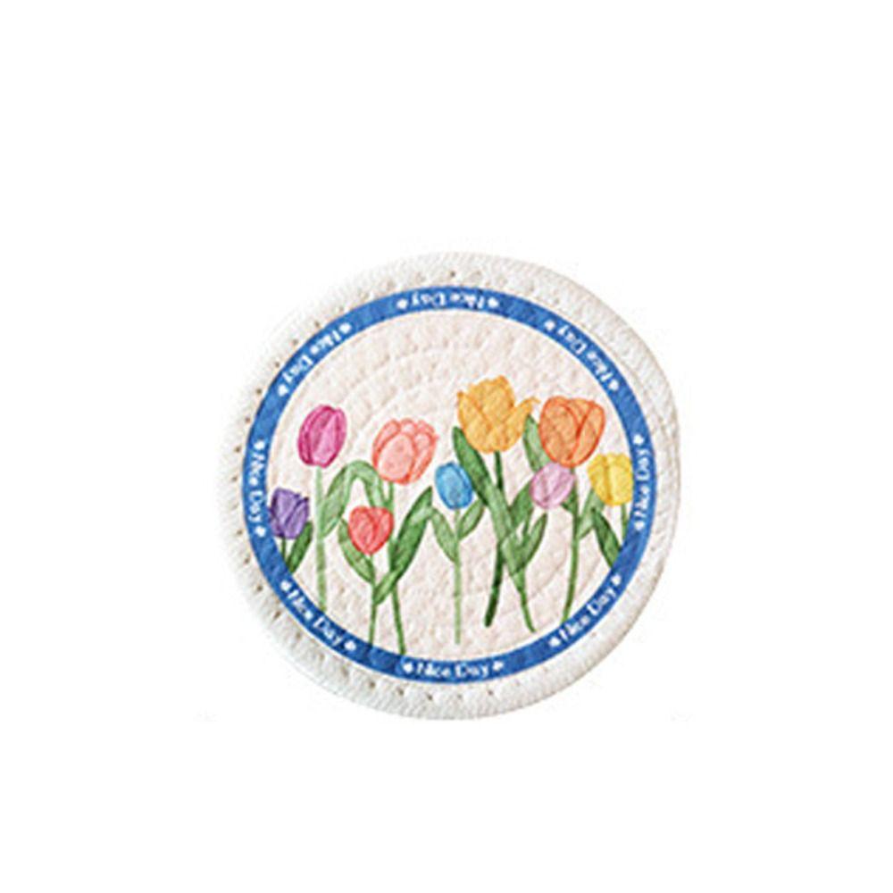 

Heat Insulation Coaster Anti-scalding Cup Mat Table Mats Woven Cotton Placemat Table Decoration 12CM-Style A