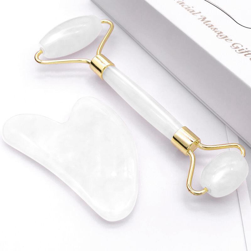Face Gua Sha Scraper Board Massagers Natural Resin Gua Sha Roller Facial Skin Care Spa Massage Tool For Face Neck Skin Body