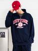 General Idea Man New York Cozy Half Zip Sweatshirt [Navy] / Sbd1U02004