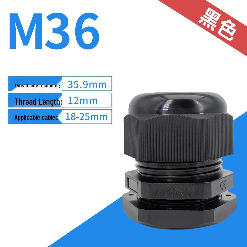 Nylon Waterproof Cable Connector - PG7/9/11/M12/M16 Sealing Gland