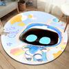 ASTRO BOT Round Area Rug,Carpet Rug for Living Room Bedroom Sofa Playroom Decor,Non-slip Floor Mat