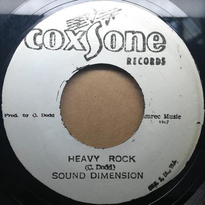 7inch Record SOUND DIMENSION Heavy Rock NONE Coxsone Records Jamaica Reggae Ska Dub Used