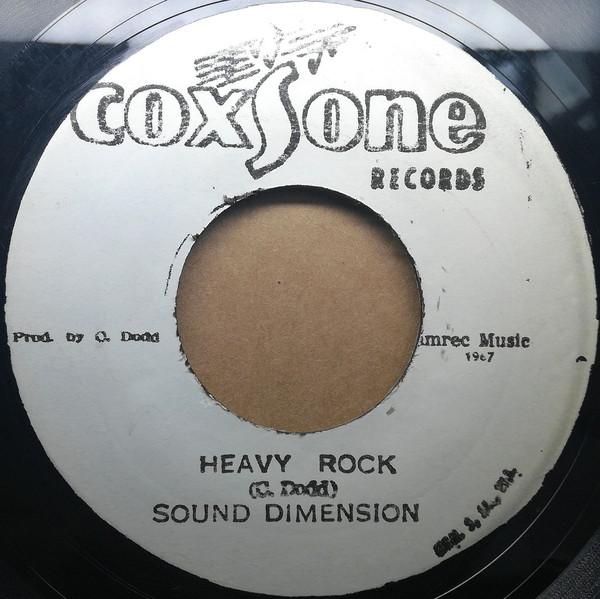 

7inch Record SOUND DIMENSION Heavy Rock NONE Coxsone Records Jamaica Reggae Ska Dub Used