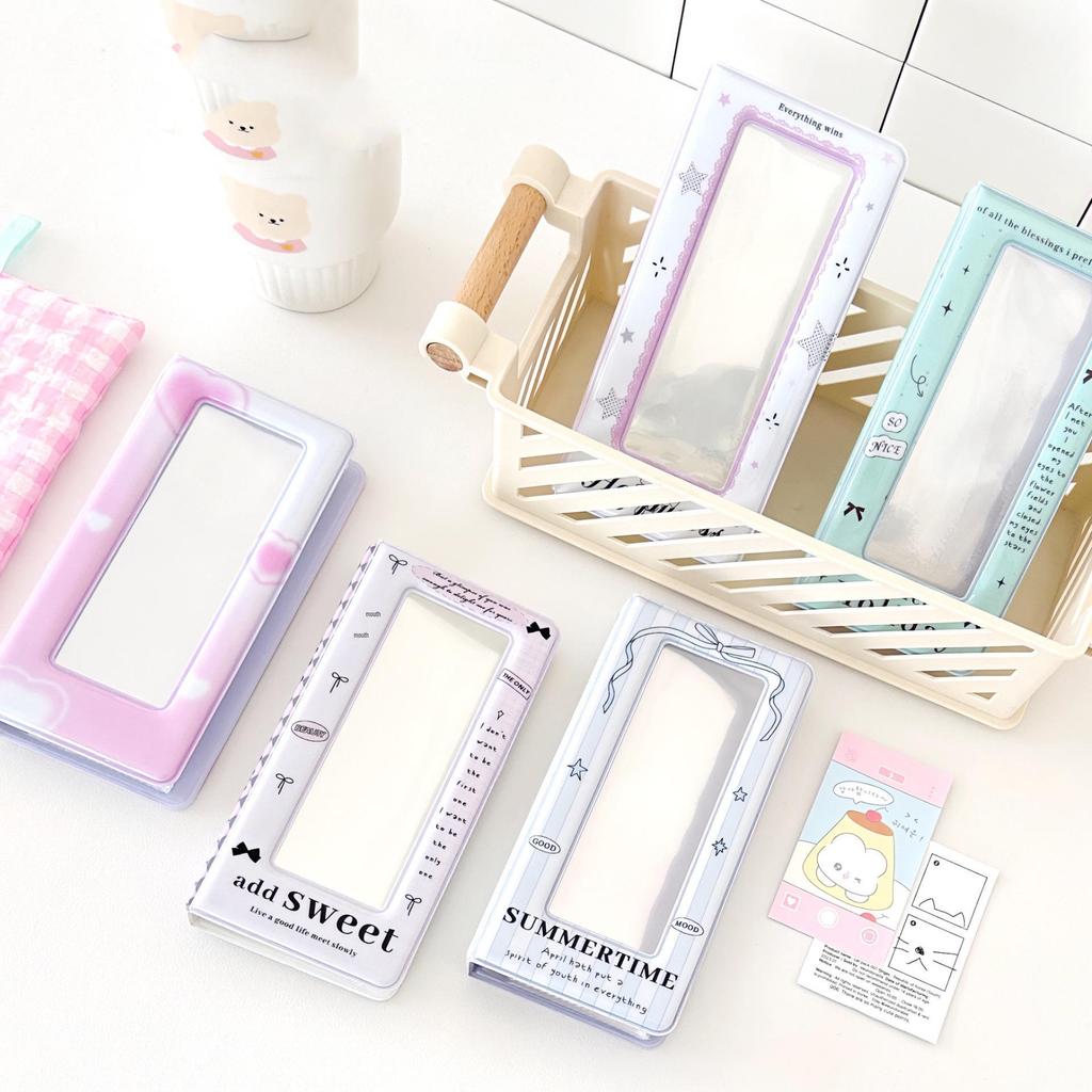 Simple Bow Cartoon Photocard Holder Album