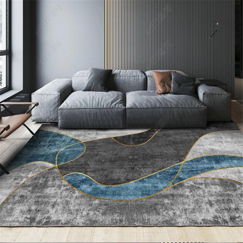 Geometric Printed Carpet Living Room Large Area Rugs Carpet Modern Home Living Room Decoration Bedroom Washable Floor Lounge Rug