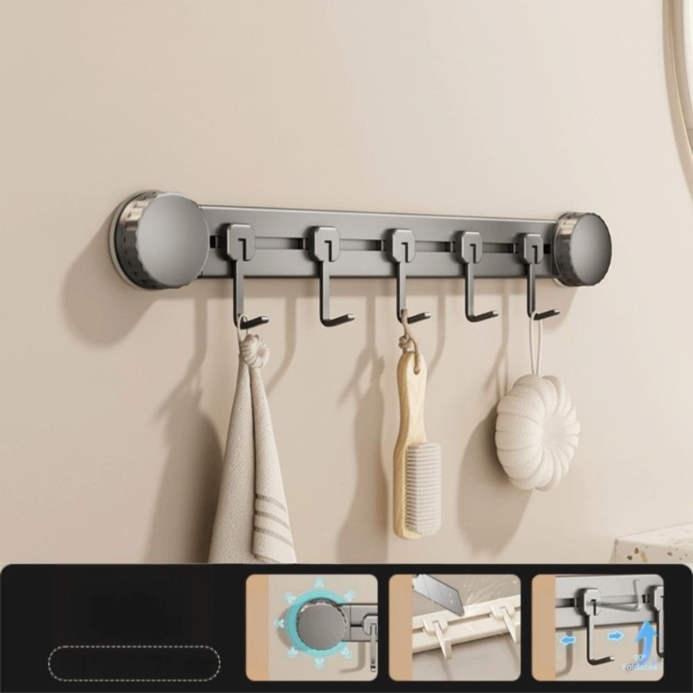 No Drilling Hanging Clothes Hooks Wall-Mounted Kitchen Storage Hooks  for Home