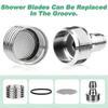 High Pressure Stainless Steel Spray Nozzle, 1/4 Quick Connect Design, Practical Auto Washing Replacement Parts