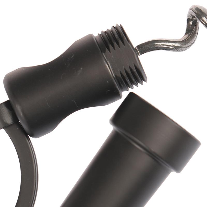 Multifunctional Zinc Alloy 3 In 1 Bottle Opener Keychain Outdoor Portable Mini Wine Beer Can Opener Wood Corkscrew Kitchen Tools